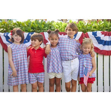 Load image into Gallery viewer, Americana Plaid Bellmeade Bloomer Set