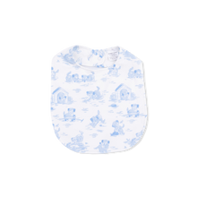 Load image into Gallery viewer, Puppy Toile Bib - Blue