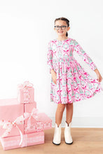 Load image into Gallery viewer, Jingle Bows Pocket Twirl Dress