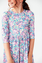 Load image into Gallery viewer, Head in the Clouds Pocket Twirl Dress