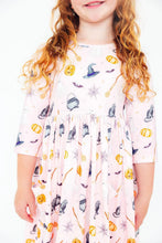 Load image into Gallery viewer, Hey Boo Pocket Twirl Dress