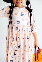 Load image into Gallery viewer, Hey Boo Pocket Twirl Dress