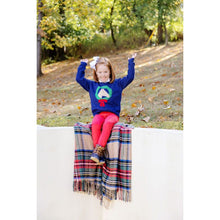 Load image into Gallery viewer, Isabelle&#39;s Intarsia Sweater- Nantucket Navy/Horse

