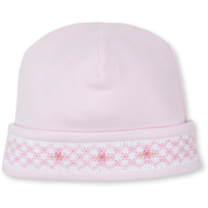 CLB Fall Hat w/ Hand Smocking - Pink