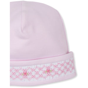 CLB Fall Hat w/ Hand Smocking - Pink