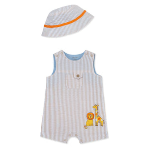 Safari Applique Sunsuit & Hat Set