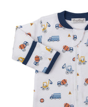 Load image into Gallery viewer, Construction Roadwork Print Zip Footie