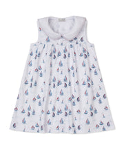 Load image into Gallery viewer, Regatta Print Dress- Red White & Blue