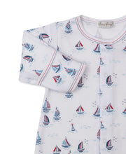 Load image into Gallery viewer, Regatta Print Convertible Gown- Red White & Blue