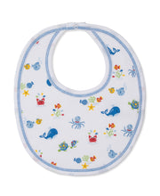 Load image into Gallery viewer, Ocean Antics Blue Print Bib