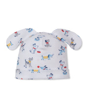 Load image into Gallery viewer, Puppy Patch Print Novelty Hat- Blue