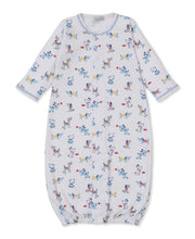 Load image into Gallery viewer, Puppy Patch Print Convertible Gown- Blue