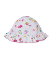Load image into Gallery viewer, Ocean Antics Pink Print Sun Hat