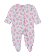 Load image into Gallery viewer, Lilac Love Print Zip Footie