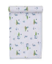 Load image into Gallery viewer, Golf Championship Print Blue Blanket