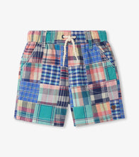 Load image into Gallery viewer, Serenity Blue Madras Woven Shorts