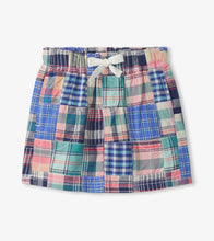 Load image into Gallery viewer, Serenity Blue Madras Woven Skirt