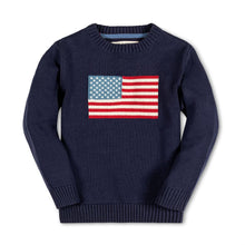 Load image into Gallery viewer, Flag Boys Organic Crew Neck Sweater