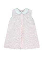 Load image into Gallery viewer, Simply Pink Seersucker Caroline Dress