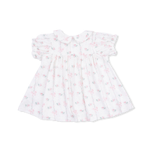 Load image into Gallery viewer, Dainty Buds & Bows Bamboo Smocked Dress Set
