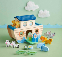 Load image into Gallery viewer, Noah's Ark Shape Sorter