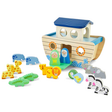 Load image into Gallery viewer, Noah's Ark Shape Sorter