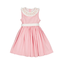 Load image into Gallery viewer, Peony Pink Smocked Collar Dress