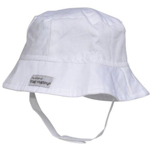 White UPF 50+ Bucket Hat