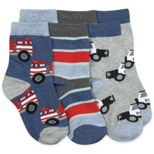 Load image into Gallery viewer, Boys Crew Socks - Rescue 3pk
