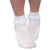 Load image into Gallery viewer, Girls Simplicity Lace Socks
