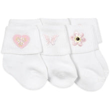 Load image into Gallery viewer, Girls Applique Socks- Pink