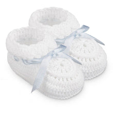 Load image into Gallery viewer, Crochet Bootie w/ Ribbon