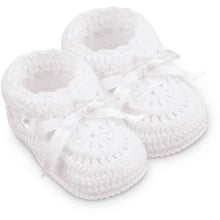 Load image into Gallery viewer, Crochet Bootie w/ Ribbon