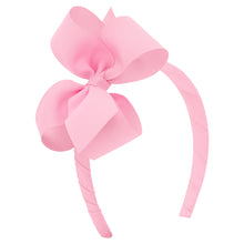 Load image into Gallery viewer, Medium Classic Grosgrain Bow on Headband - MORE COLORS