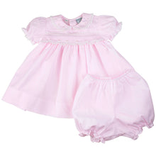 Load image into Gallery viewer, Lace Trim Infant Midgie Dress w/ Panty
