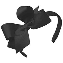 Load image into Gallery viewer, Medium Classic Grosgrain Bow on Headband - MORE COLORS