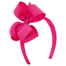 Load image into Gallery viewer, Medium Classic Grosgrain Bow on Headband - MORE COLORS