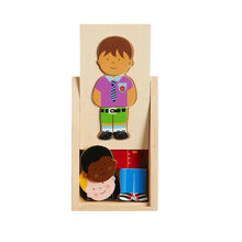 Load image into Gallery viewer, Boy Dress Up Wood Puzzle