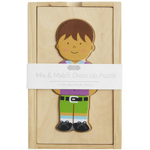 Load image into Gallery viewer, Boy Dress Up Wood Puzzle