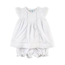 Load image into Gallery viewer, Lace Trimmed White Dress