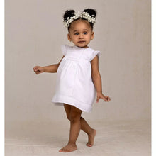 Load image into Gallery viewer, Lace Trimmed White Dress