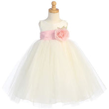 Load image into Gallery viewer, Poly Silk & Tulle Dress