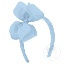 Load image into Gallery viewer, Medium Classic Grosgrain Bow on Headband - MORE COLORS