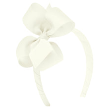Load image into Gallery viewer, Medium Classic Grosgrain Bow on Headband - MORE COLORS
