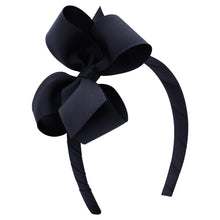 Load image into Gallery viewer, Medium Classic Grosgrain Bow on Headband - MORE COLORS