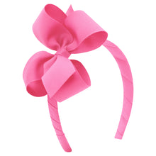 Load image into Gallery viewer, Medium Classic Grosgrain Bow on Headband - MORE COLORS