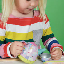 Load image into Gallery viewer, Fantasy 15pc Musical Tin Tea Set