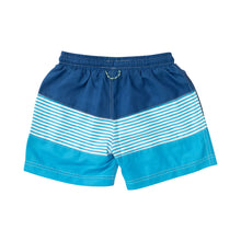 Load image into Gallery viewer, Swim Cap Blue Boogie Board Colorblock Swim Trunk