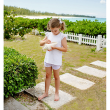 Load image into Gallery viewer, Cheryl Shorts - Ocean Club Cane/Worth Avenue White