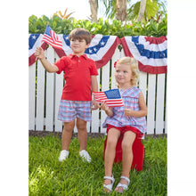 Load image into Gallery viewer, Americana Plaid Bellmeade Bloomer Set